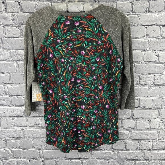 LuLaRoe Women's Size XS Randy Baseball Shirt NWT - Picture 4 of 6